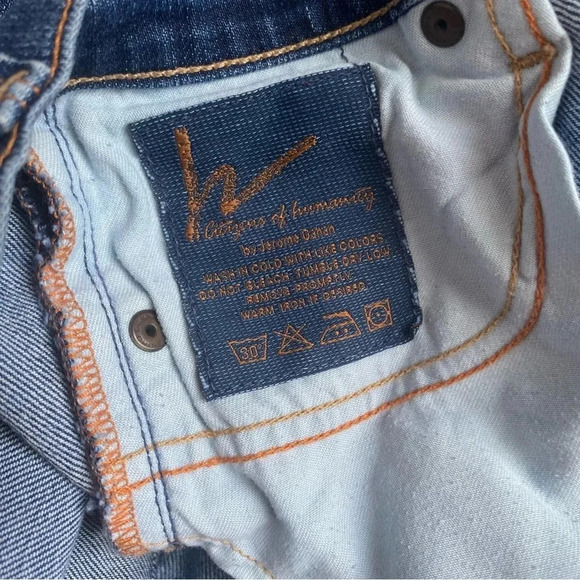 Citizens of Humanity Y2K Low Rise Flare Embroidered Pocket Dark Wash Jeans - Picture 16 of 16